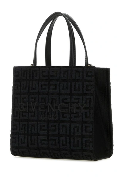 Shop Givenchy Woman Black Canvas G-tote Handbag