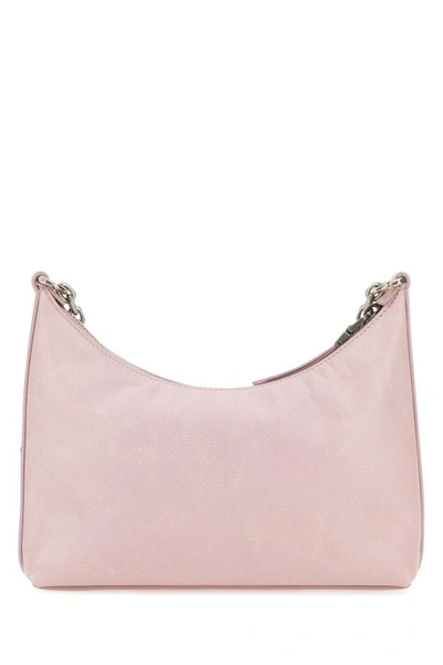 Shop Givenchy Woman Pastel Pink Leather Voyou Boyfriend Party Shoulder Bag