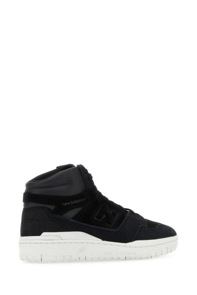 Junya Watanabe High-top Sneakers With Textured Upper And Rubber Sole In Black