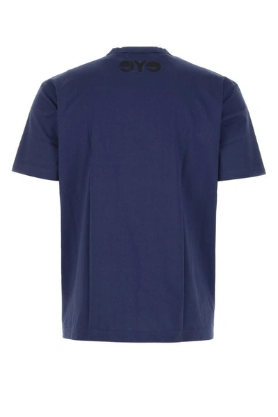 Shop Junya Watanabe Man Blue Cotton T-shirt