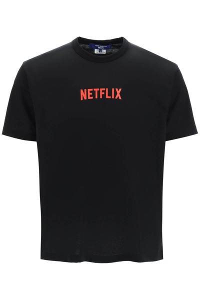 Shop Junya Watanabe Netflix T-shirt Men In Black