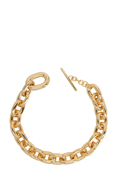 Shop Rabanne Women 'xl Link Neck' Necklace In Gold