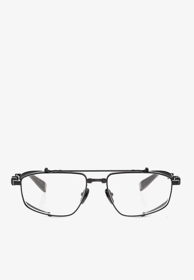 Shop Balmain Brigade V Optical Glasses In Transparent