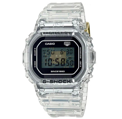 Pre-owned Casio G-shock Dw-5040rx-7jr 40th Anniversary Clear Remix Limited Watch Japan