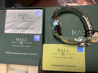 Pre-owned Ball Engineer Master Ii Ø40mm Cosc Endurance 1917 Nm3000c-s2c Limited Ed 1000pcs