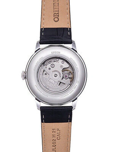 Pre-owned Orient Ra-ak0802s10b Sun And Moon Automatic Mens Watch 41mm 3atm