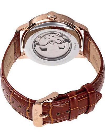 Pre-owned Orient Ra-ak0801s10b Sun And Moon Automatic Mens Watch 41mm 3atm