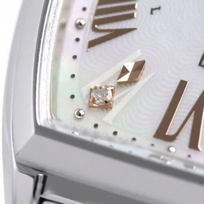 Pre-owned Seiko Lukia Ssvw117 White Dial Solor Radio Woman Watch Made In Japan