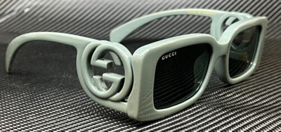 Pre-owned Gucci Gg1325s 003 Grey Smoke Women's Large 54 Mm Sunglasses In Gray