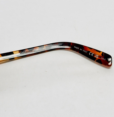 Pre-owned Saint Laurent Authentic Loulou 181 Sl181 Marble Havana Brown Heart Sunglass 006 In Gray