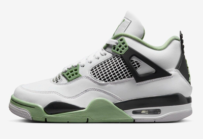 Pre-owned Jordan Air  4 Retro Seafoam Aq9129-103 Women Size 6.5w-9.5w In Green