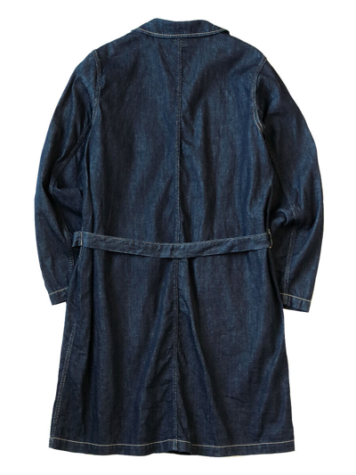 Pre-owned Kapital K Kapital 8oz Denim Shop Coat 2023 Outer Authentic Japan Indigo Ek-444ek-1486 In Blue