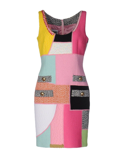 Pre-owned Moschino Ss16  Couture Jeremy Scott Patchwork Dress Deadstock Gigi Hadid In Multicolor