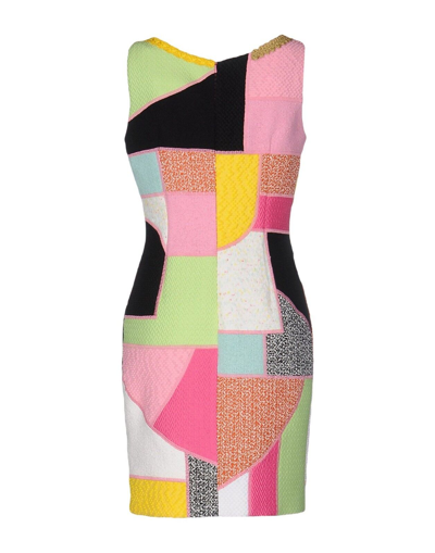 Pre-owned Moschino Ss16  Couture Jeremy Scott Patchwork Dress Deadstock Gigi Hadid In Multicolor
