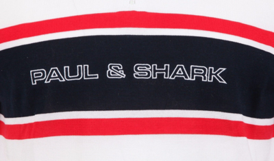Pre-owned Paul & Shark Yachting Sweater Jumper Size 2xl 100% Cotton White Zipper