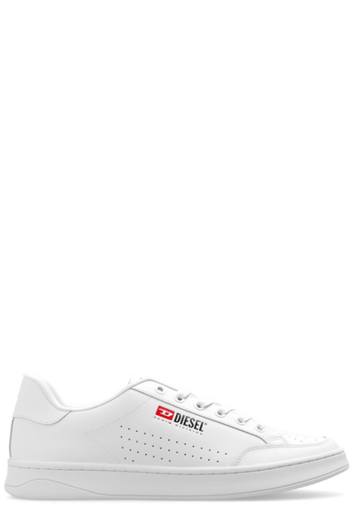 Shop Diesel S Athene Vtg Sneakers In White