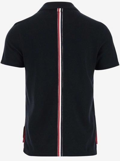 Shop Thom Browne T-shirts And Polos Blue
