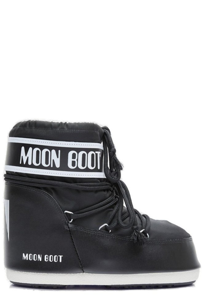 Shop Moon Boot Low Lace In Black
