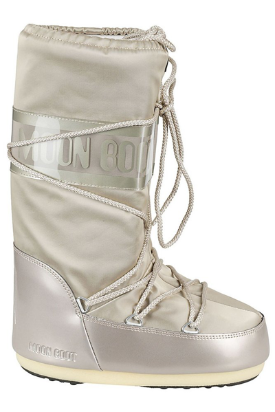 Shop Moon Boot Icon Glance Lace In Silver