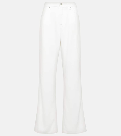 Shop 7 For All Mankind Tess Wide-leg Jeans In White