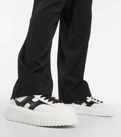 Hogan Nappa Leather Sneakers With Extralight Eva Sole In White