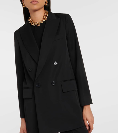 Shop Max Mara Levico Wool And Mohair Blazer In Black