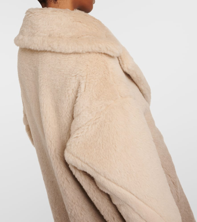 Shop Max Mara Gatto Teddy Bear Icon Dégradé Coat In Beige