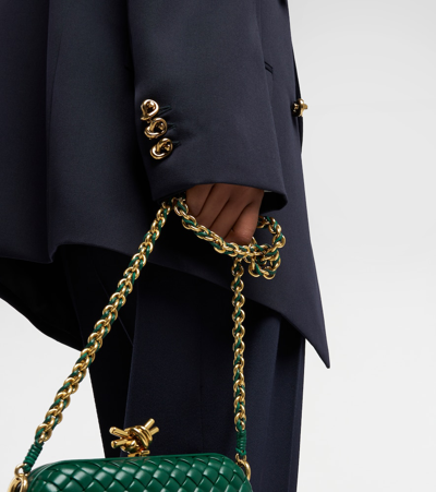 Bottega Veneta Oversized Wool Blazer In Blue