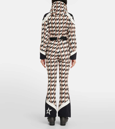 Shop Perfect Moment Allos Houndstooth Ski Suit In Multicoloured