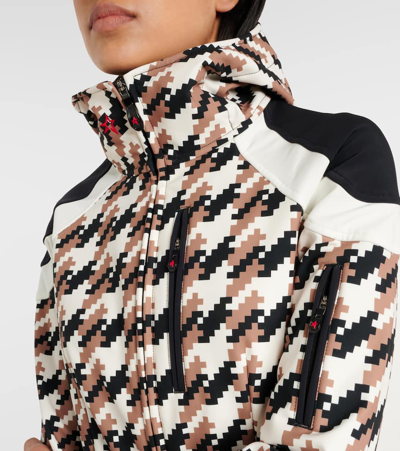 Shop Perfect Moment Allos Houndstooth Ski Suit In Multicoloured