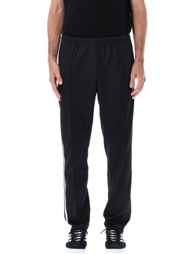 Shop Adidas Originals Beckenbauer Straight Leg Track Pants In Black