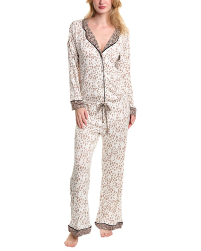Shop Honeydew Intimates Tucked In Jumpsuit In White