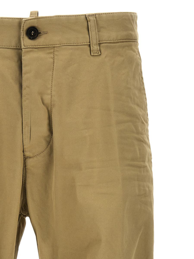 Shop Dsquared2 'sexy Chino' Pants In Beige