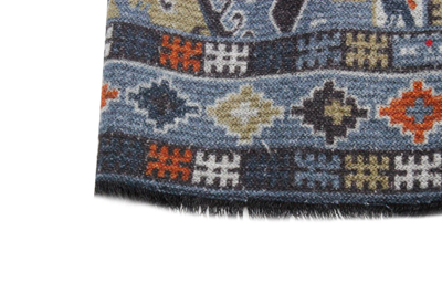 Kiton Bufanda - Multicolor In Blue