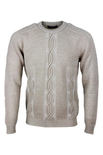 Shop Kiton Sweaters In Ivory