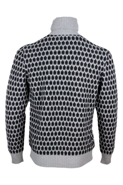 Shop Kiton Sweaters In Grey