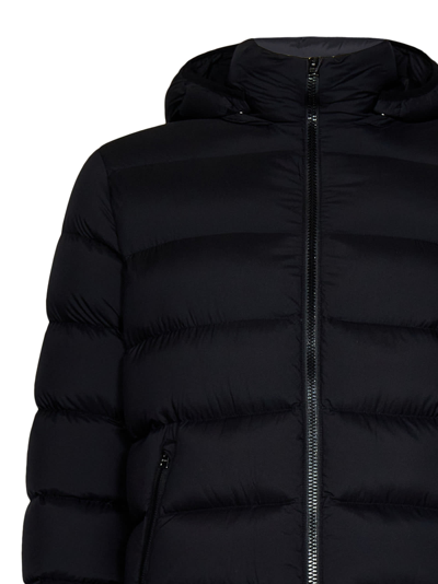 Shop Herno Super Matt Black Down Jacket