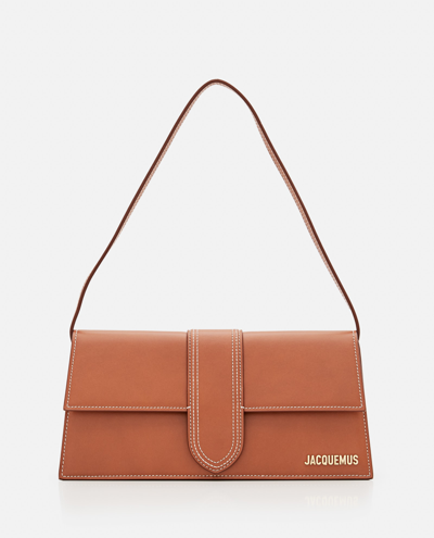 Jacquemus Brown Leather Handbag In Brown