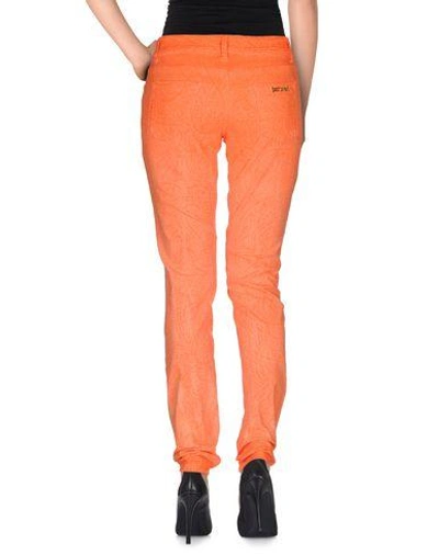 Shop Just Cavalli Casual Pants In Orange