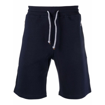 Shop Brunello Cucinelli Shorts In Blue