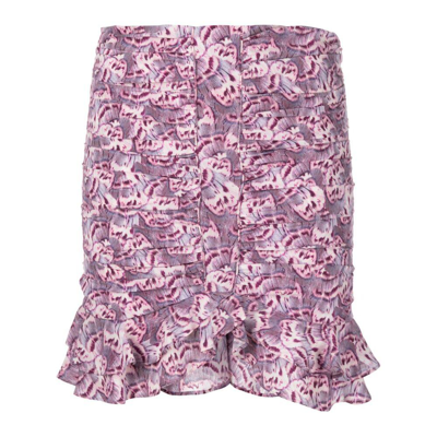 Shop Isabel Marant Skirts In Purple/pink