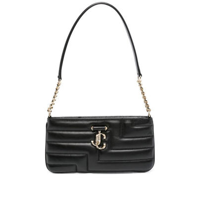 Shop Jimmy Choo Bags In Black/gold