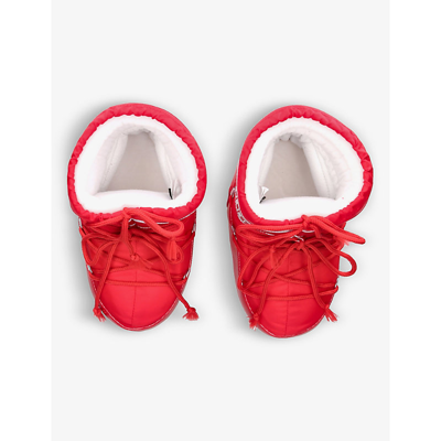 Moon Boot Icon Low Boots In Red