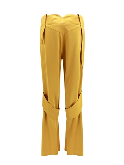 Shop Blumarine Trouser In Gold