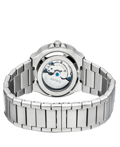Shop Gv2 By Gevril Men's Potente Silver-tone Stainless Steel Watch 40mm