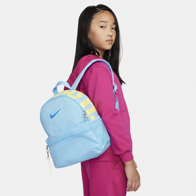 Shop Nike Brasilia Jdi Kids' Mini Backpack (11l) In Blue