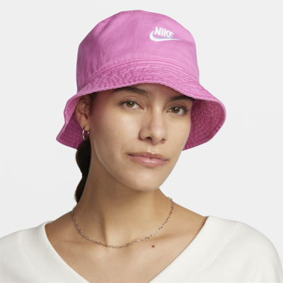 Shop Nike Unisex Apex Futura Washed Bucket Hat In Red
