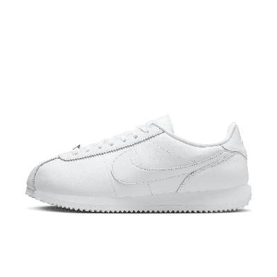 Shop Nike Women's Cortez 23 Premium Leather Shoes In White