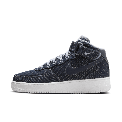 Shop Nike Women's Air Force 1 '07 Mid Shoes In Blue