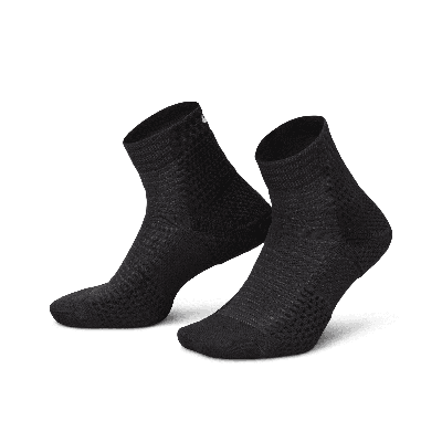 Shop Nike Unisex Unicorn Dri-fit Adv Cushioned Ankle Socks (1 Pair) In Black